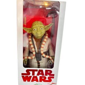 Disney Hasbro Star Wars Empire Strikes Back Collectible 12" Yoda Figure Toy